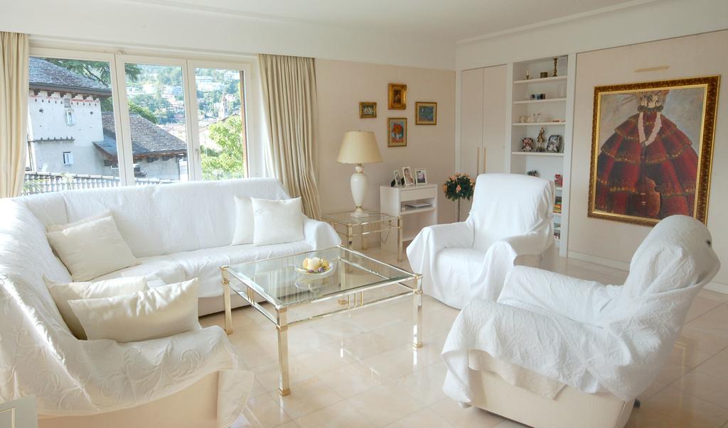 Ferienwohnung Isabella アスコナ エクステリア 写真